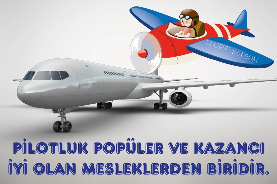 En iyi meslekler ve maaşları - Pilotluk